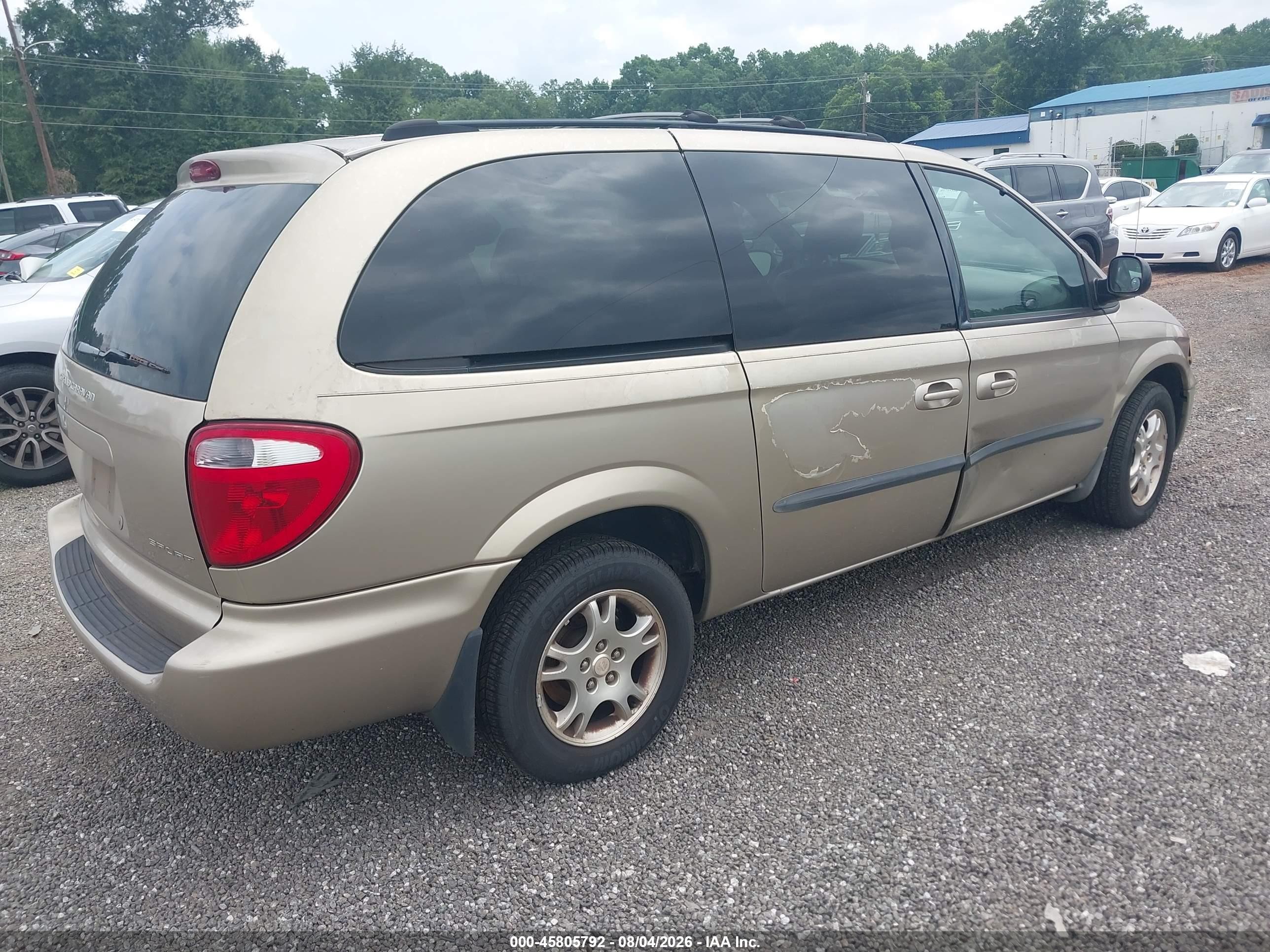 2003 Dodge Grand Caravan Sport Beige vin: 2D4GP44L53R203288