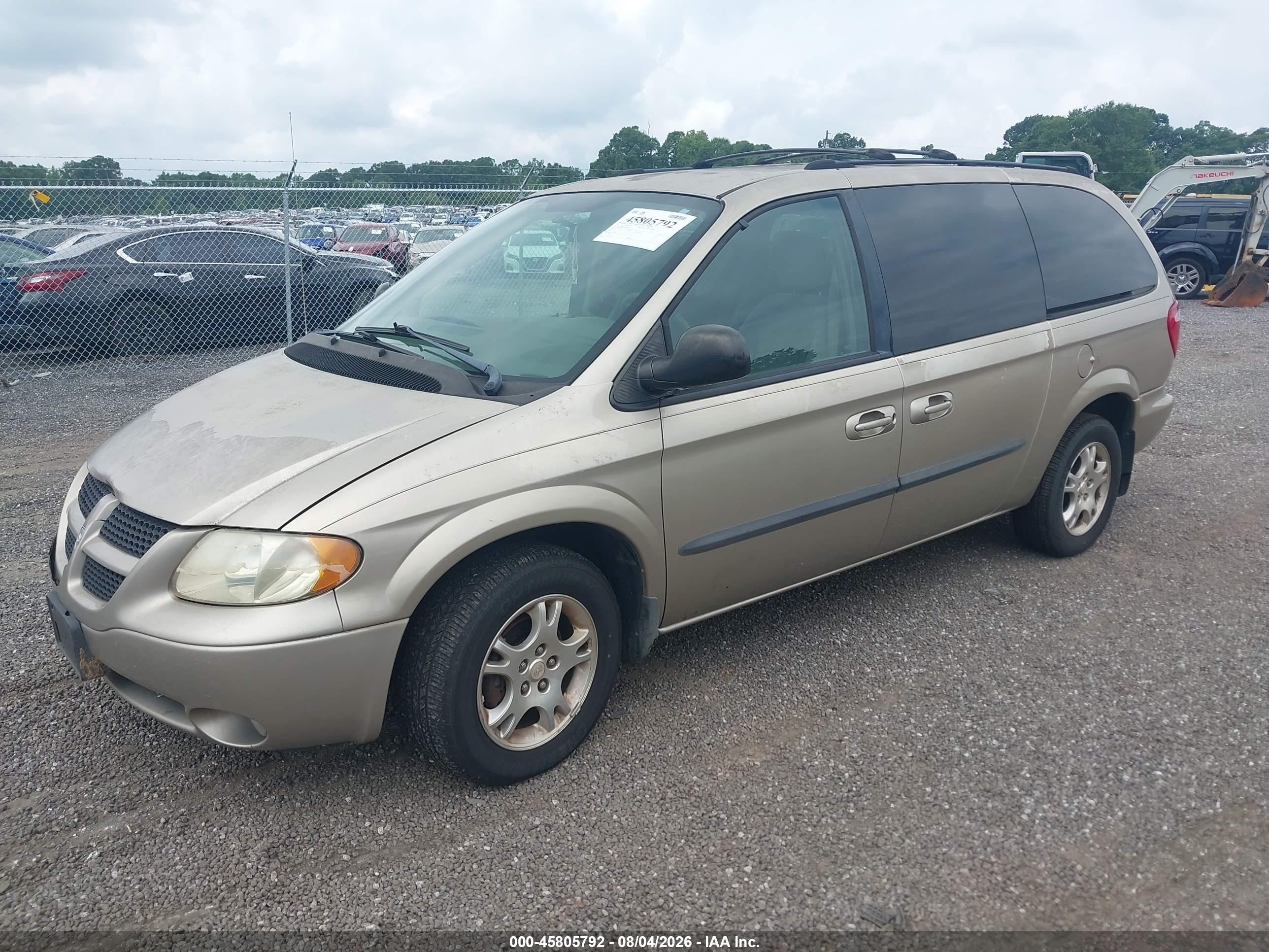 2003 Dodge Grand Caravan Sport Beige vin: 2D4GP44L53R203288