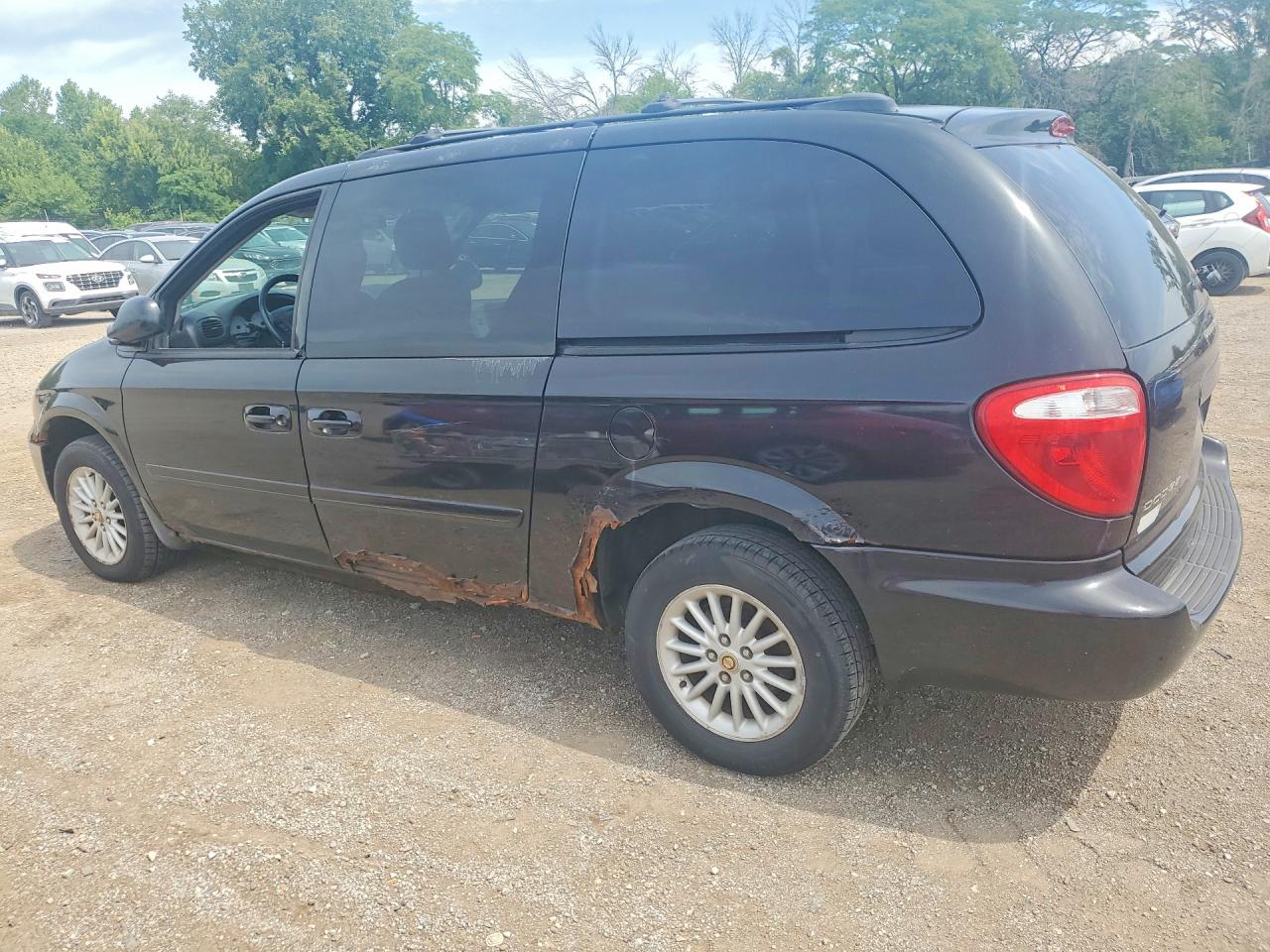 2005 Dodge Grand Caravan Sxt Black vin: 2D4GP44L55R219882