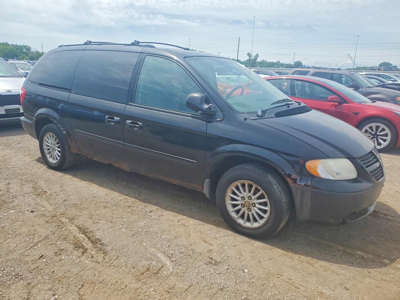 2005 Dodge Grand Caravan Sxt Black vin: 2D4GP44L55R219882