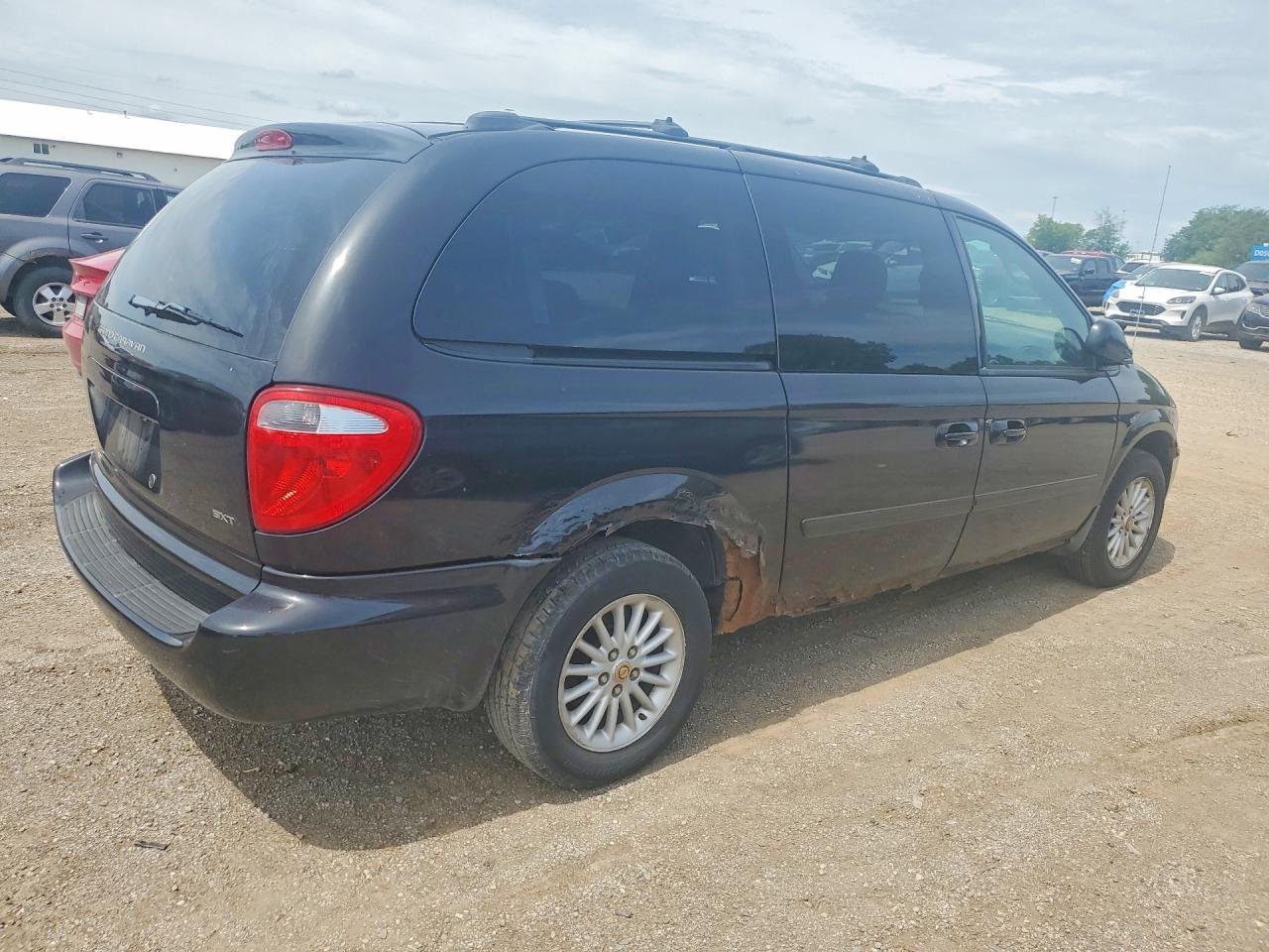 2005 Dodge Grand Caravan Sxt Black vin: 2D4GP44L55R219882
