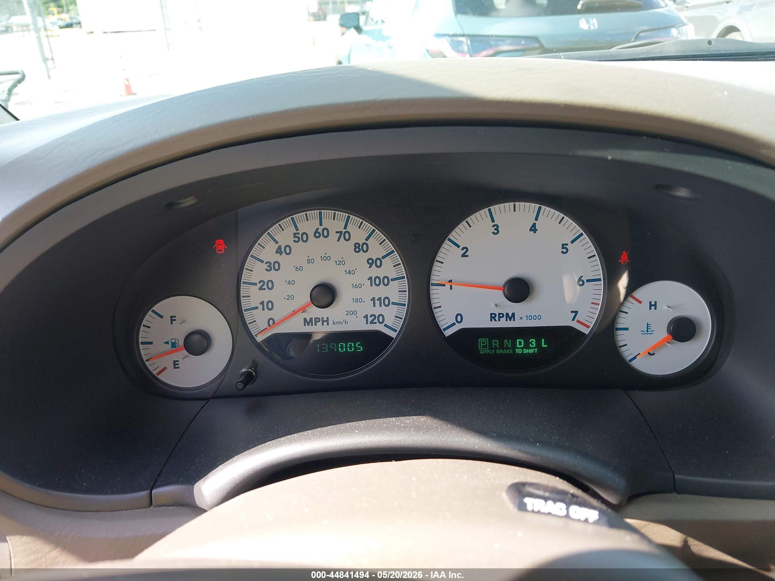 2005 Dodge Grand Caravan Sxt Blue vin: 2D4GP44L55R369328