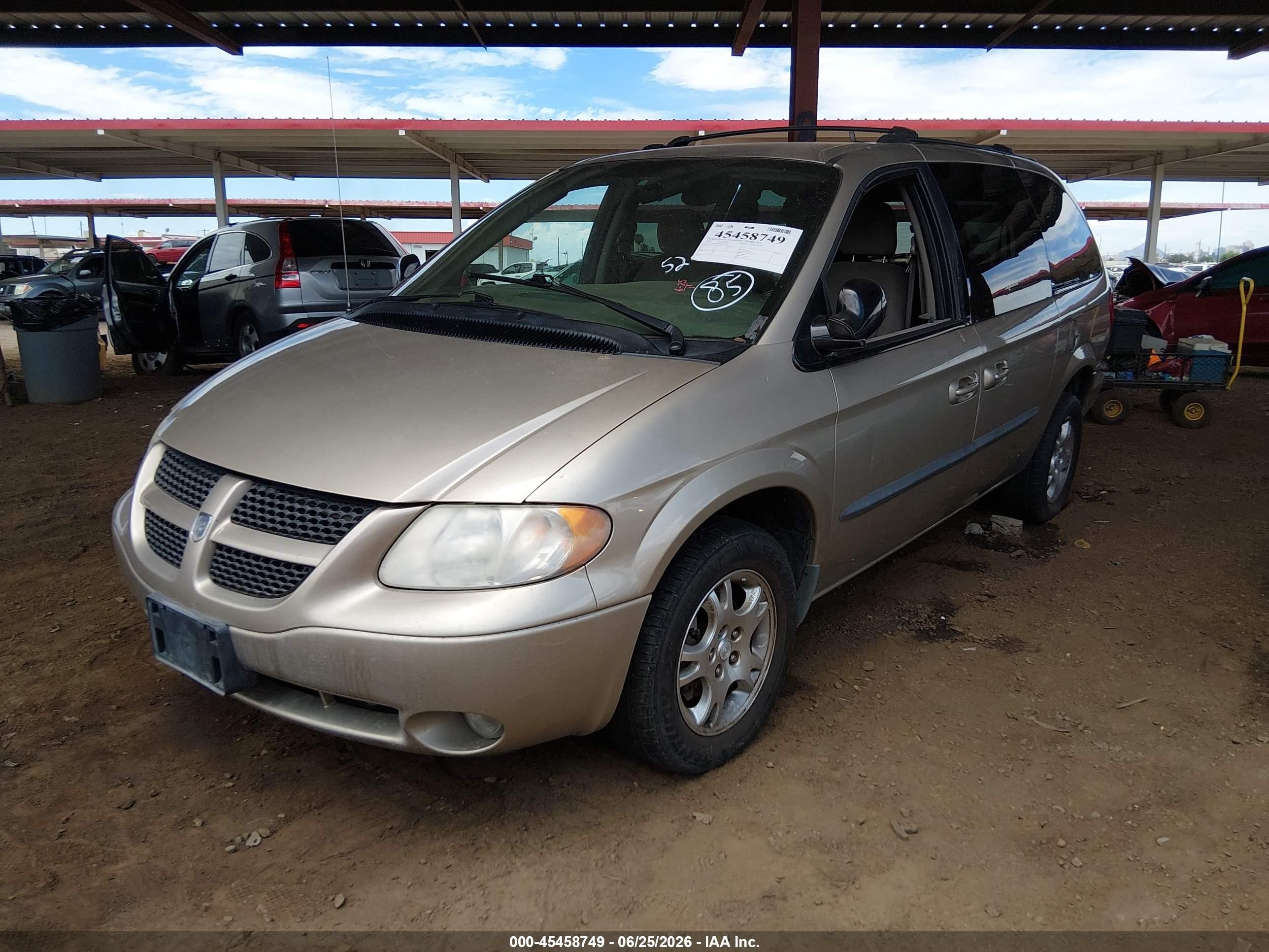 2003 Dodge Grand Caravan Sport Gold vin: 2D4GP44L63R117942