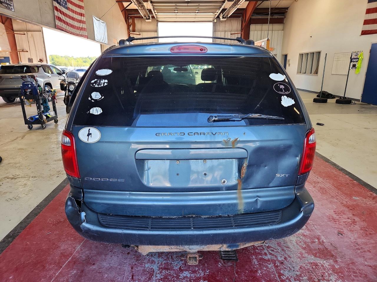 2005 Dodge Grand Caravan Sxt Blue vin: 2D4GP44L65R193714