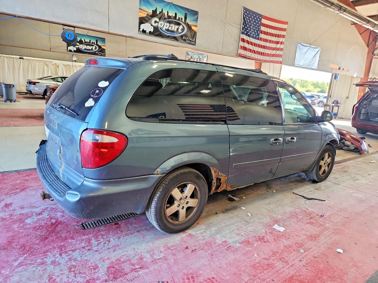 2005 Dodge Grand Caravan Sxt Blue vin: 2D4GP44L65R193714