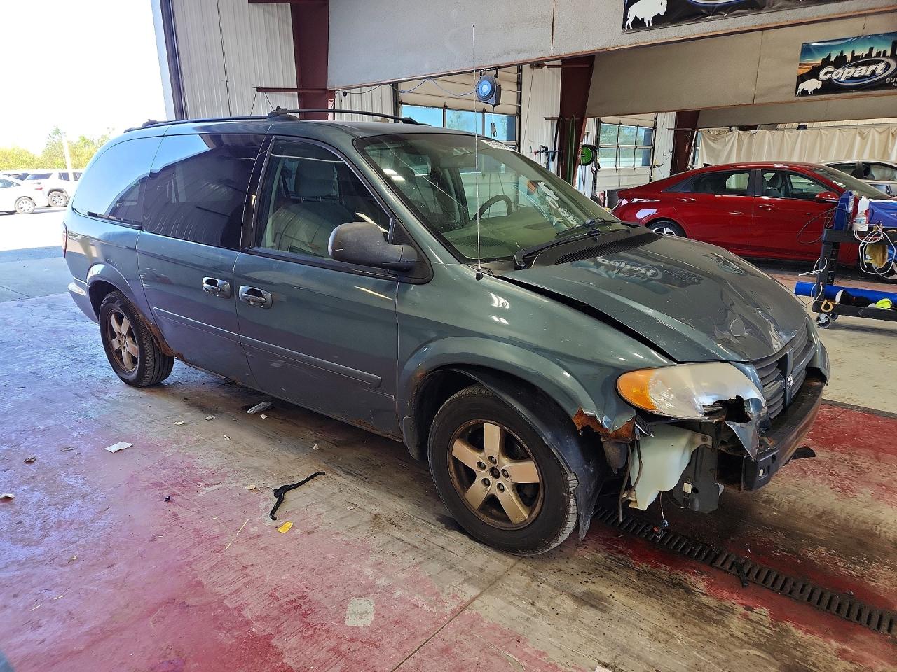 2005 Dodge Grand Caravan Sxt Blue vin: 2D4GP44L65R193714