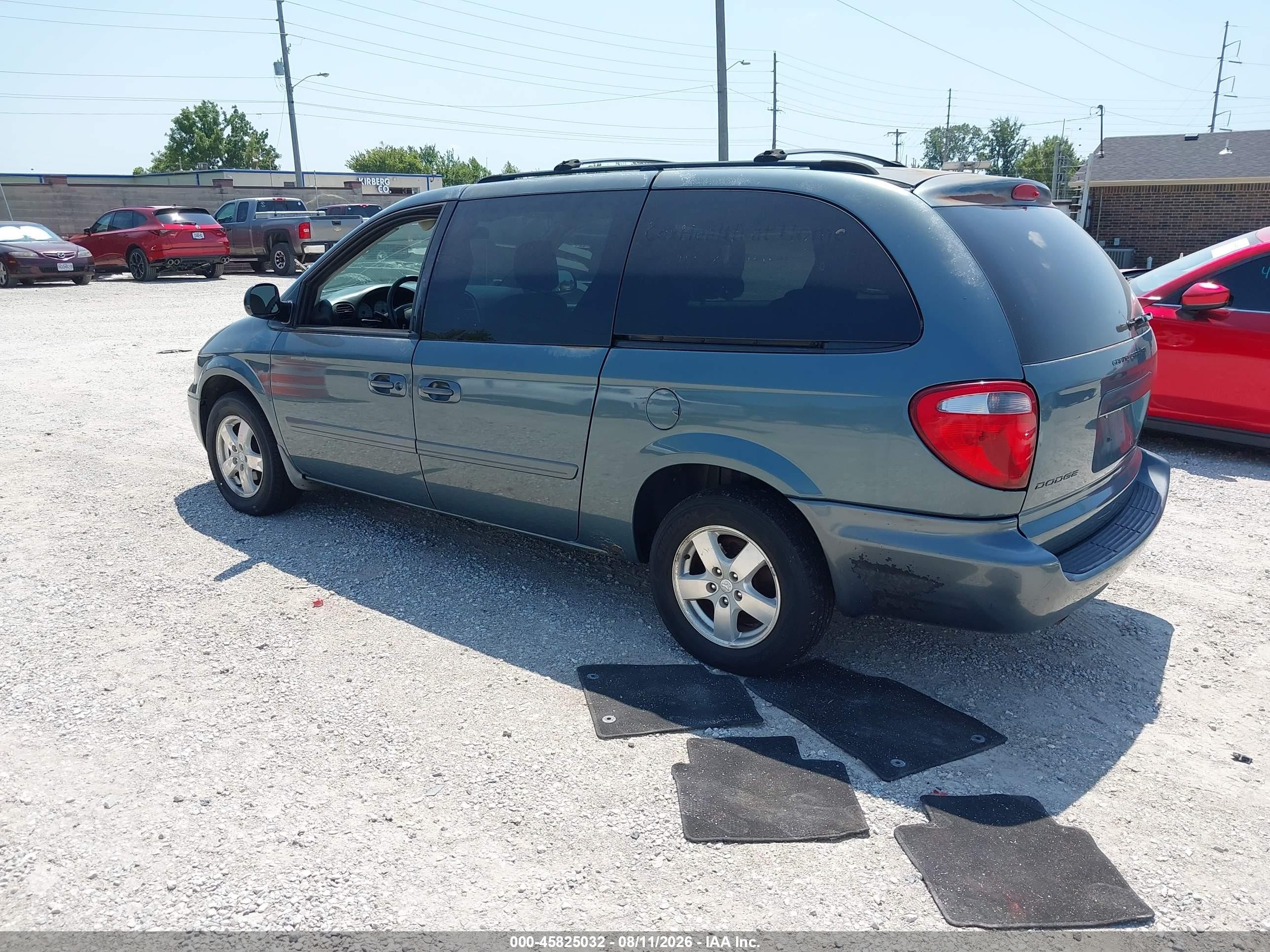 2006 Dodge Grand Caravan Sxt Blue vin: 2D4GP44L66R915006