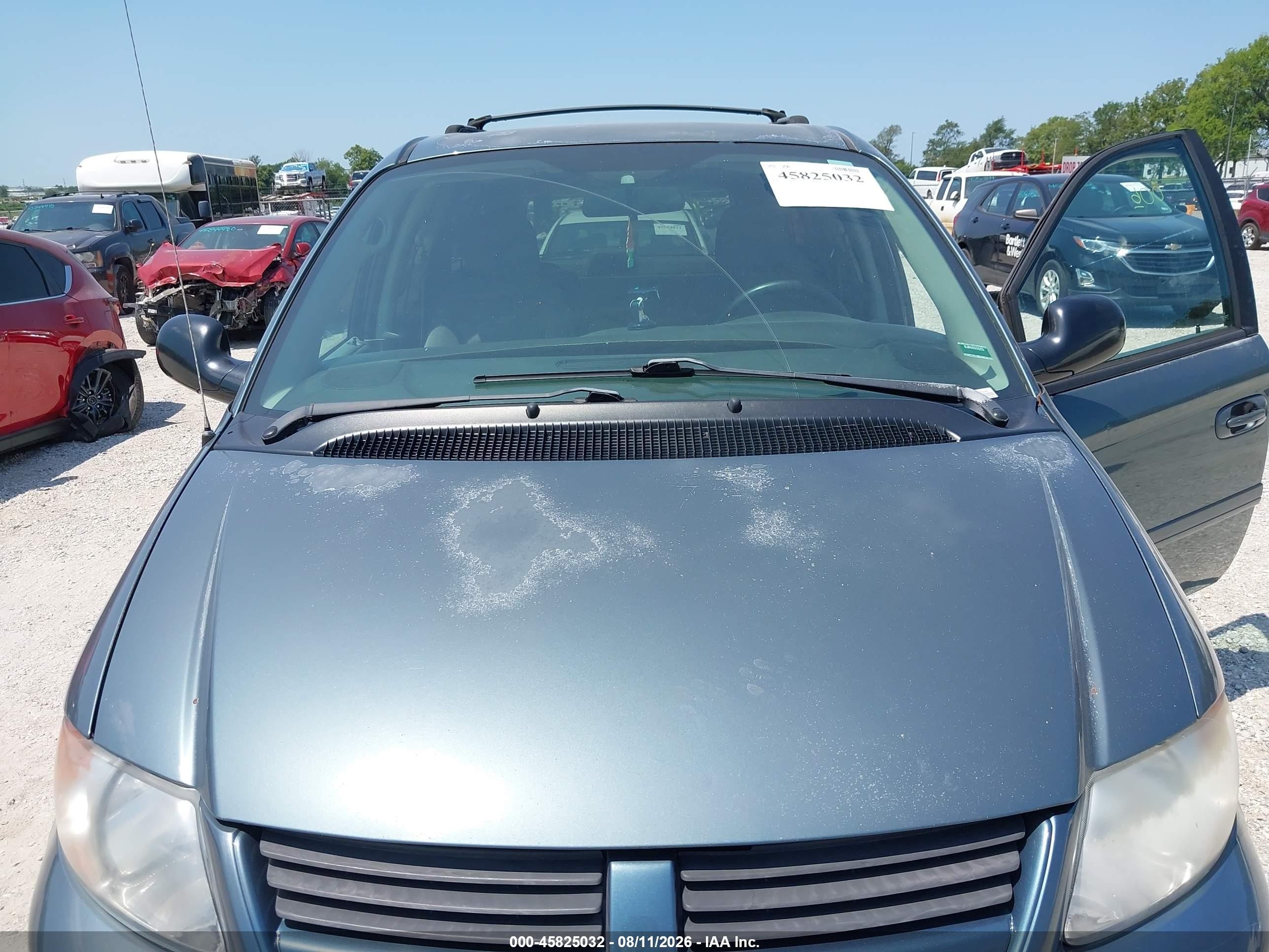 2006 Dodge Grand Caravan Sxt Blue vin: 2D4GP44L66R915006