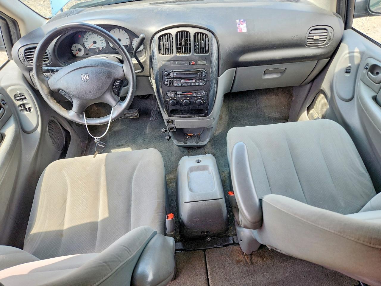 2007 Dodge Grand Caravan Sxt Blue vin: 2D4GP44L67R292827