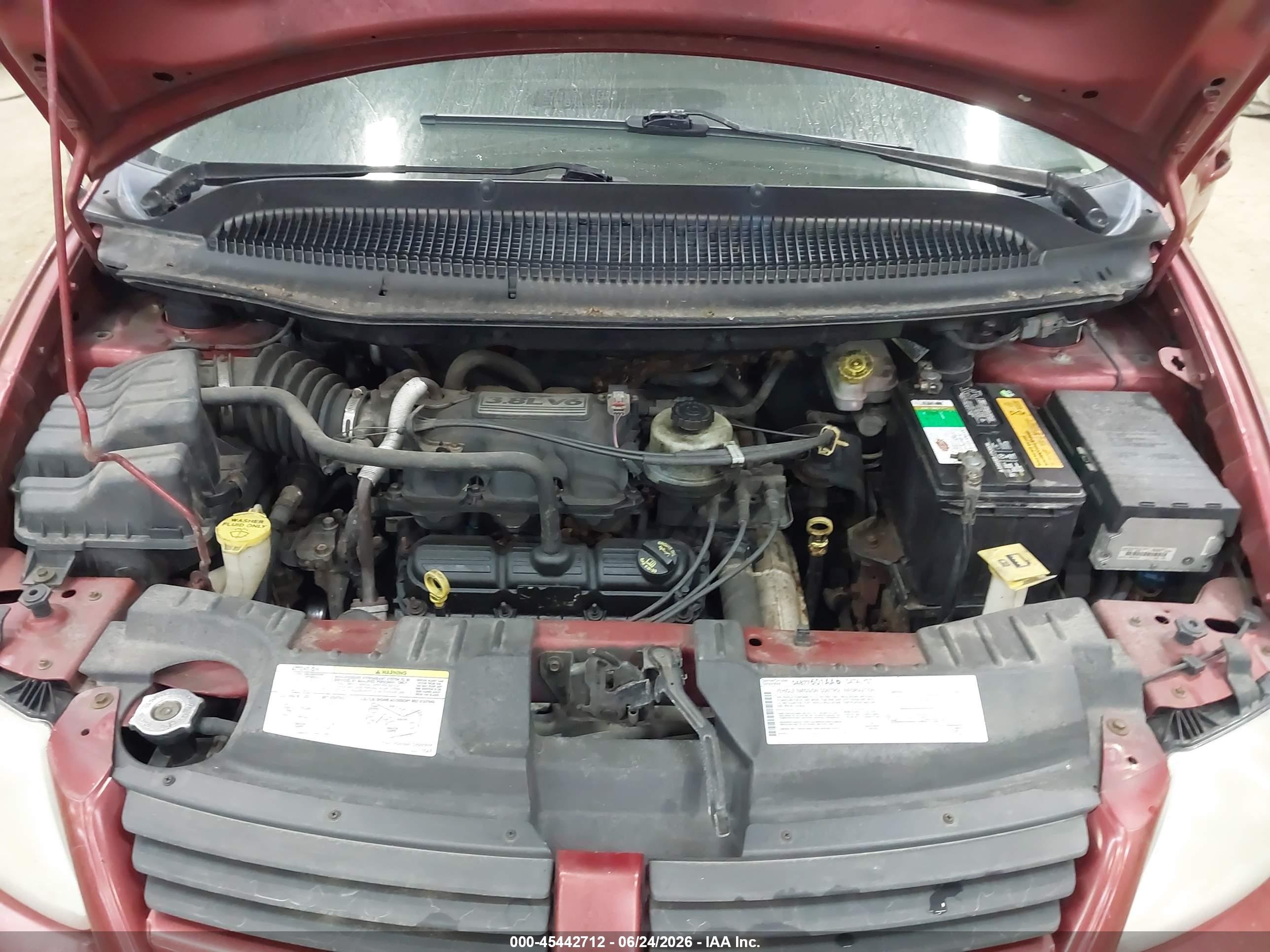 2007 Dodge Grand Caravan Sxt Темно-бордовый vin: 2D4GP44L67R324224