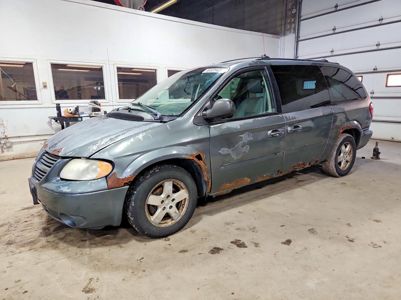 2007 Dodge Grand Caravan Sxt Gray vin: 2D4GP44L67R357742