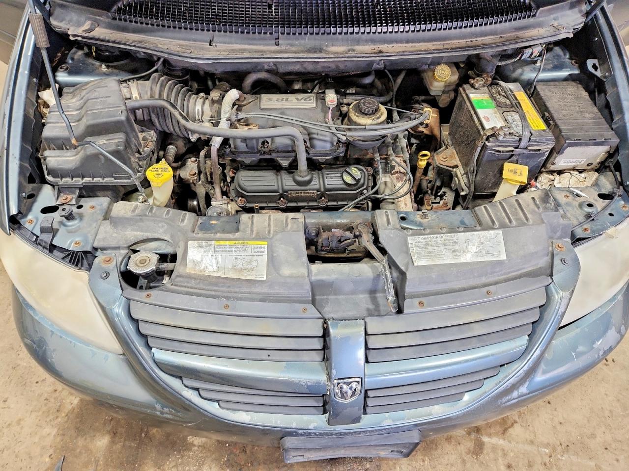 2007 Dodge Grand Caravan Sxt Gray vin: 2D4GP44L67R357742
