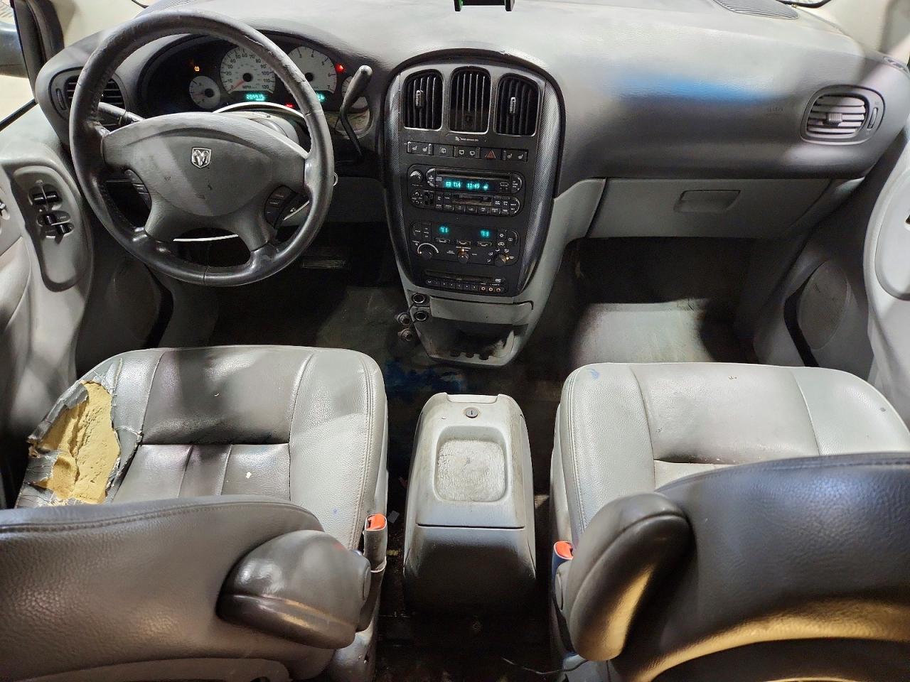 2007 Dodge Grand Caravan Sxt Gray vin: 2D4GP44L67R357742