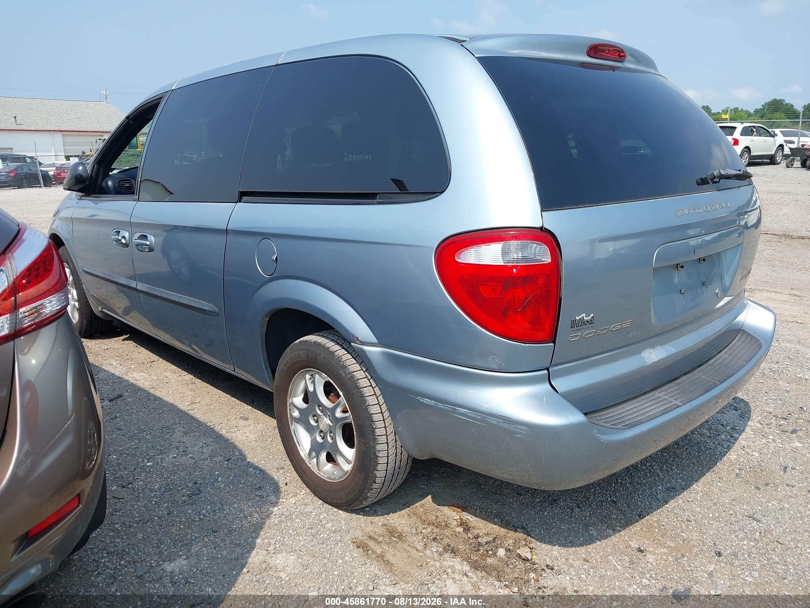 2003 Dodge Grand Caravan Sport Light Blue vin: 2D4GP44L73R224658