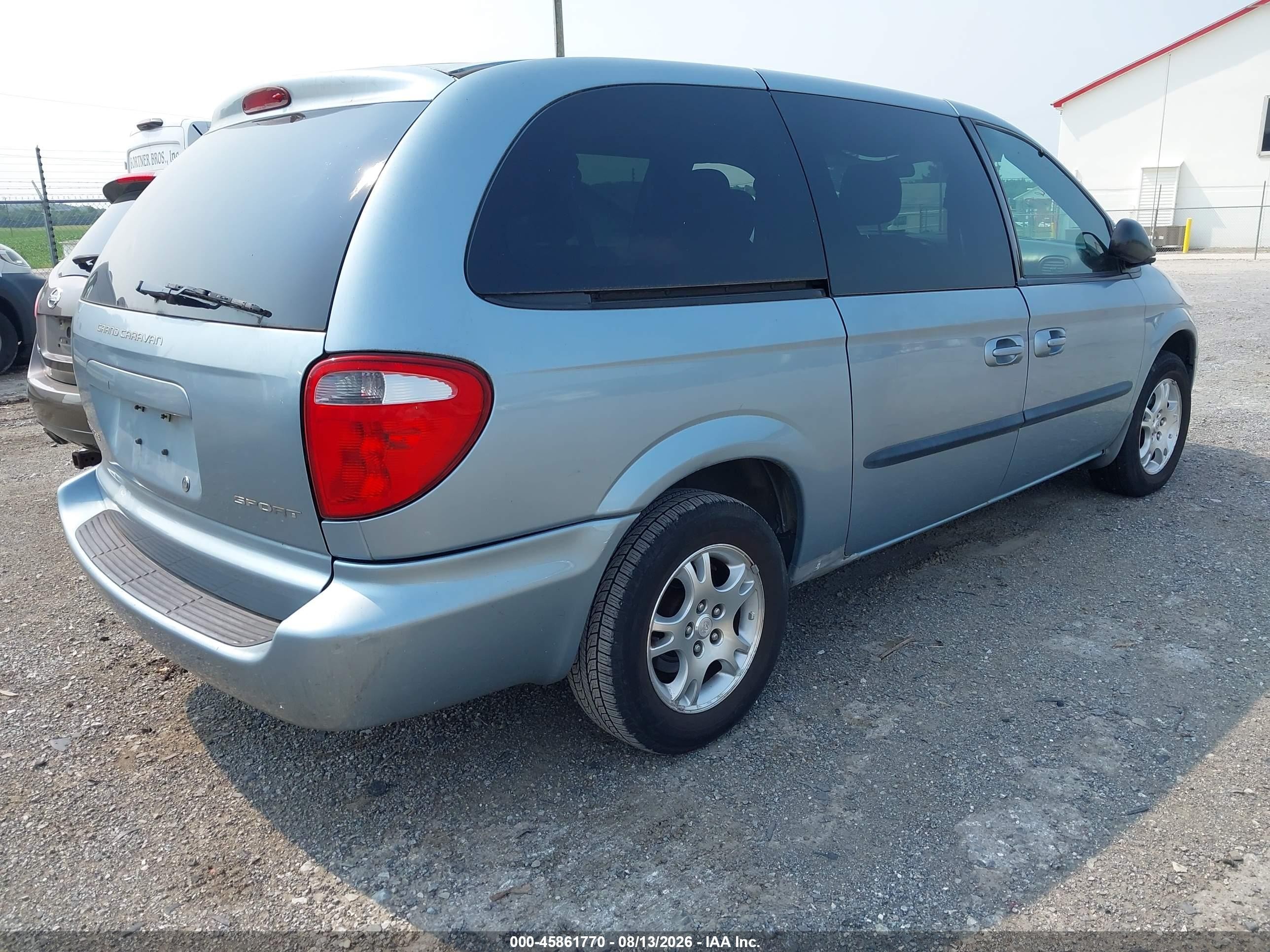 2003 Dodge Grand Caravan Sport Light Blue vin: 2D4GP44L73R224658
