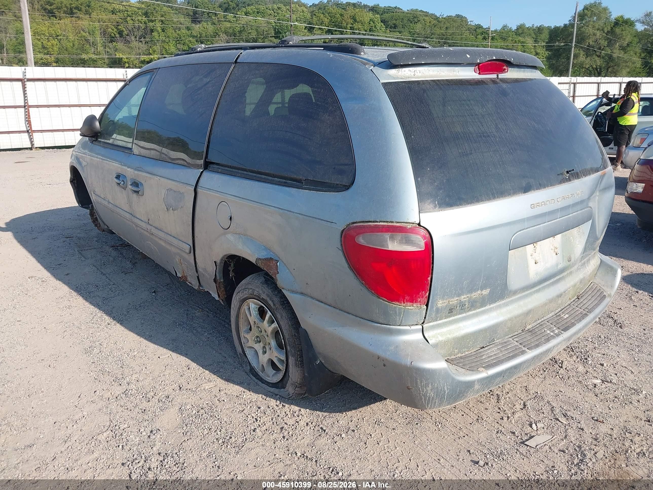 2004 Dodge Grand Caravan Sxt Blue vin: 2D4GP44L74R506350