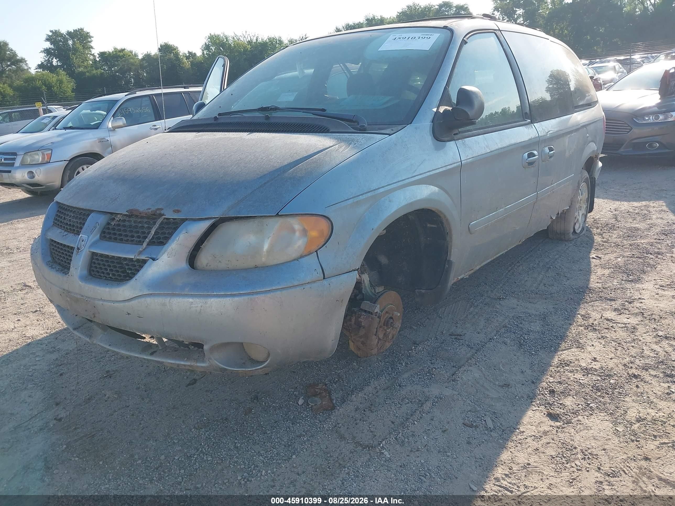 2004 Dodge Grand Caravan Sxt Blue vin: 2D4GP44L74R506350