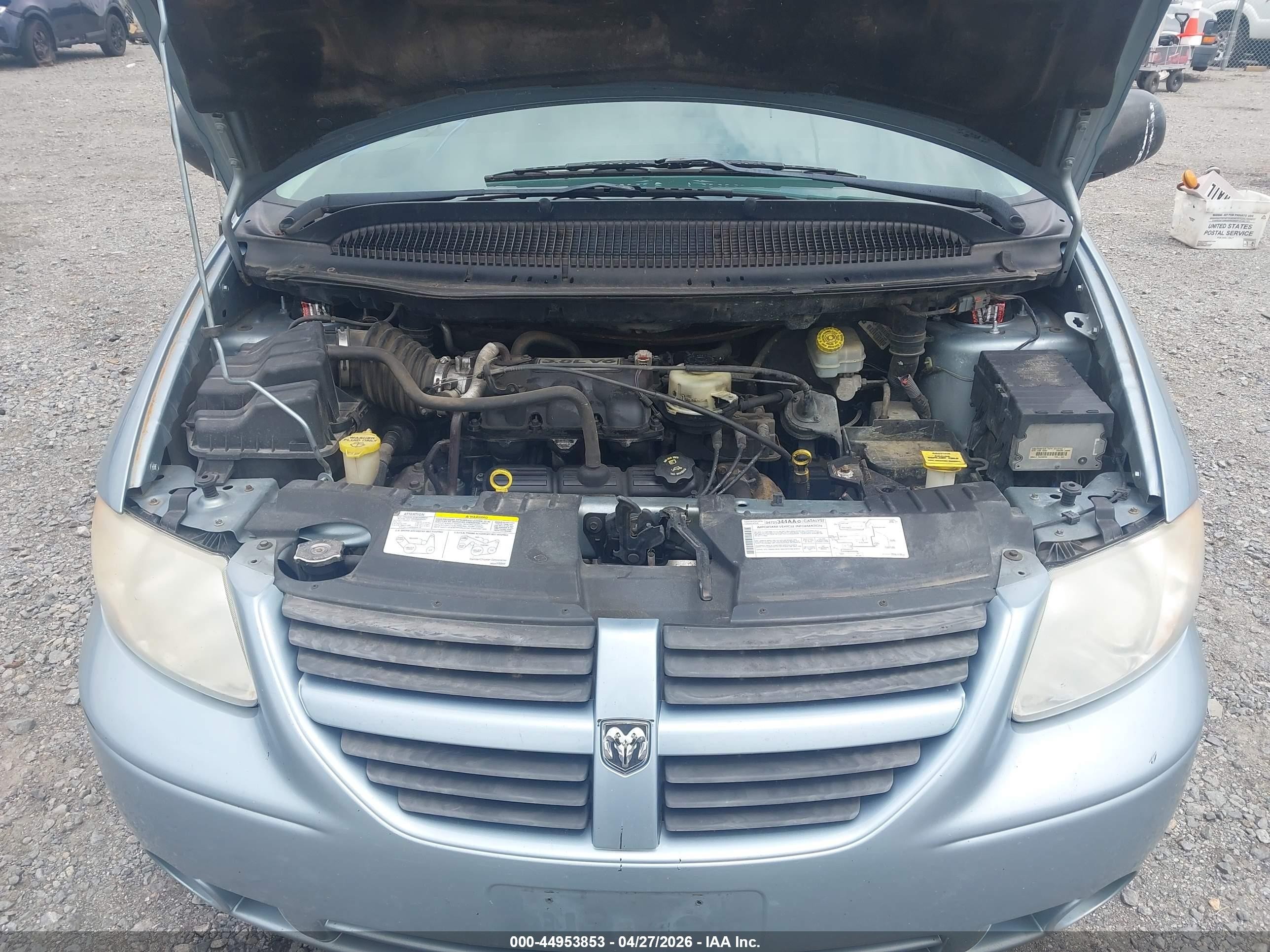 2005 Dodge Grand Caravan Sxt Blue vin: 2D4GP44L75R465607