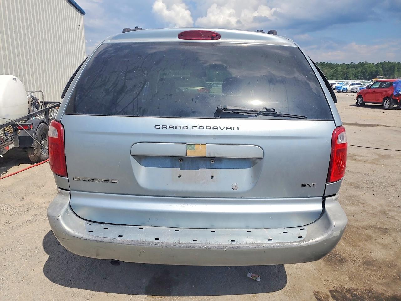 2006 Dodge Grand Caravan Sxt Blue vin: 2D4GP44L76R600487