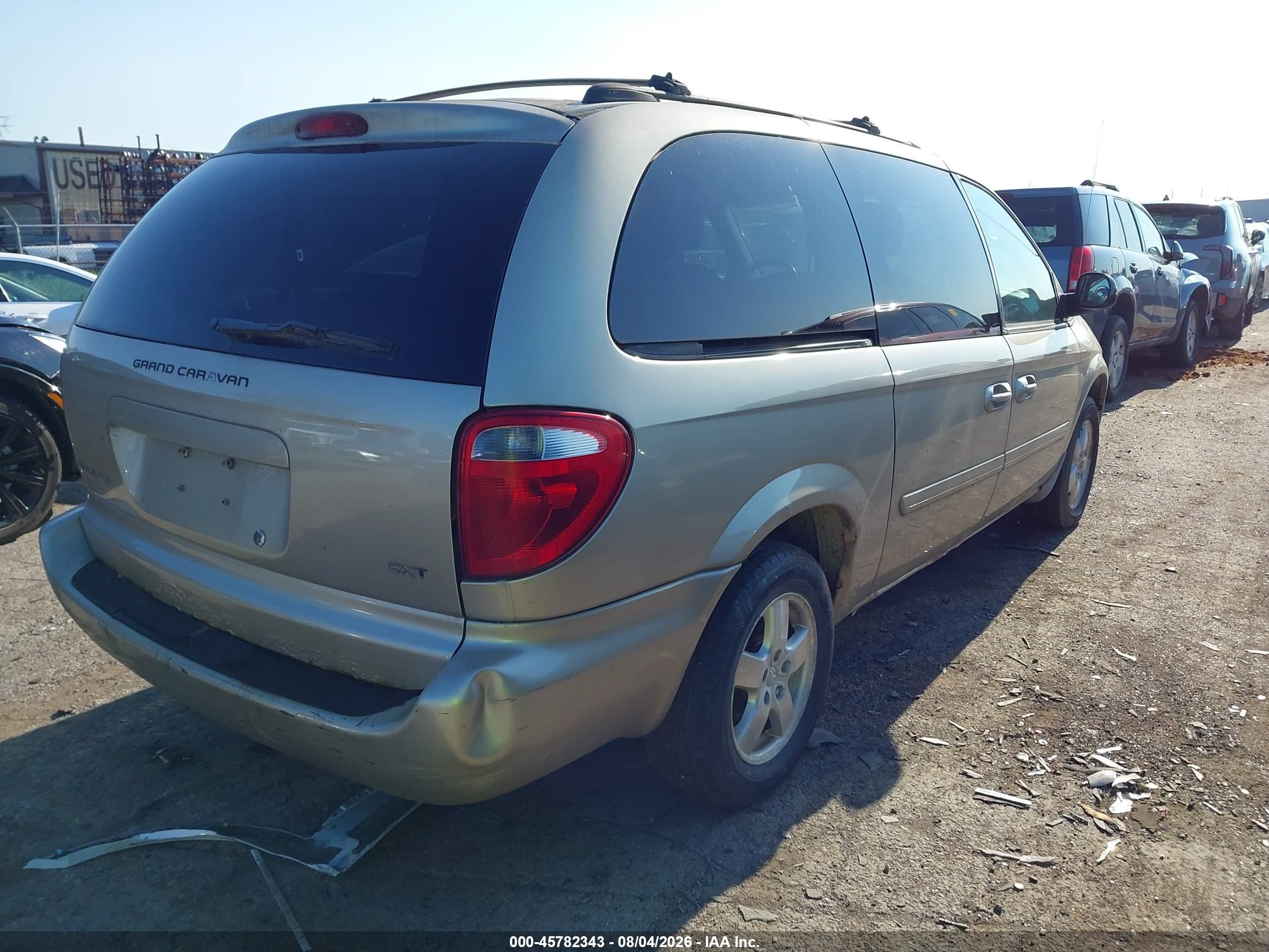 2006 Dodge Grand Caravan Sxt Gold vin: 2D4GP44L76R644277