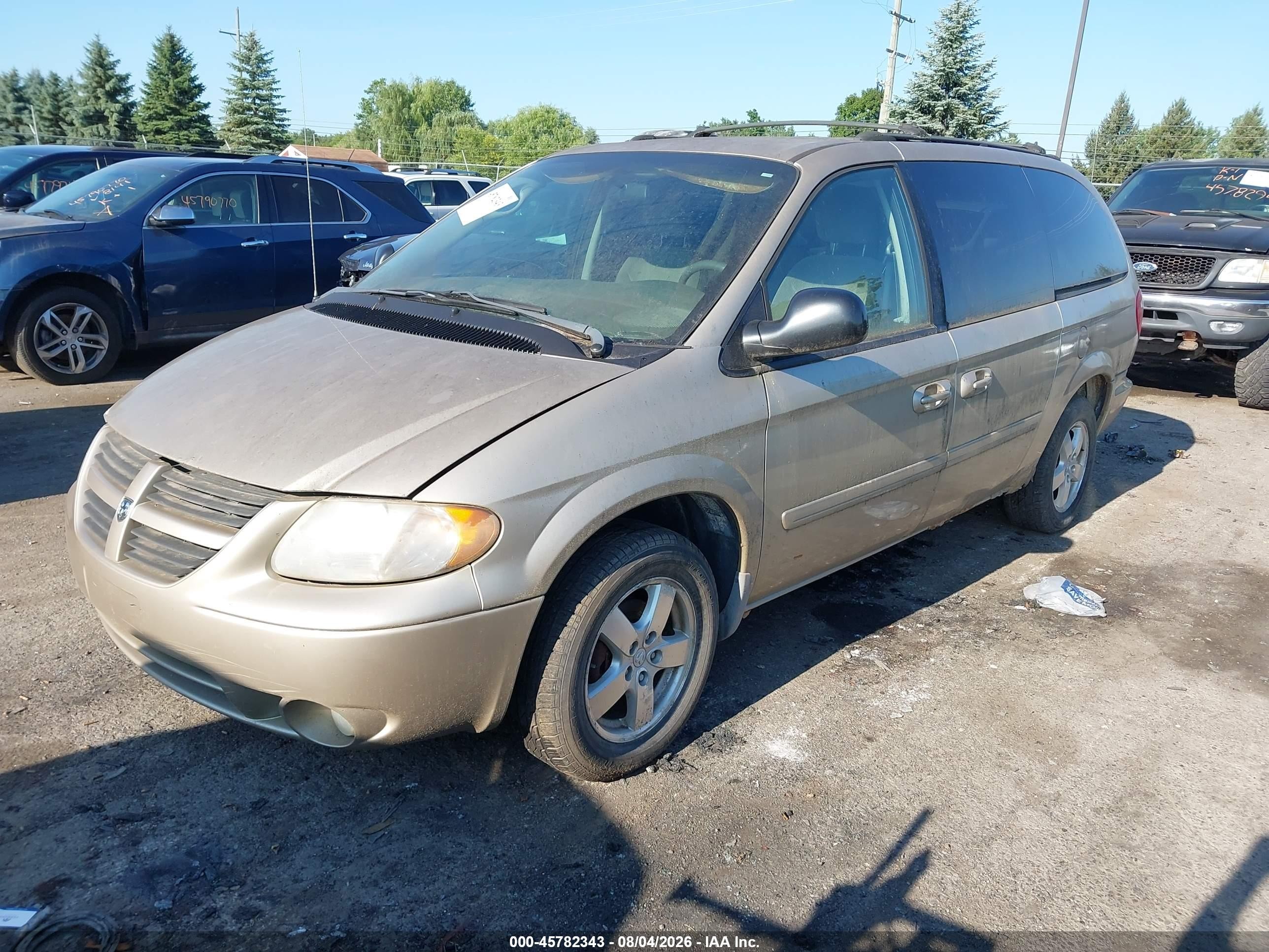 2006 Dodge Grand Caravan Sxt Gold vin: 2D4GP44L76R644277