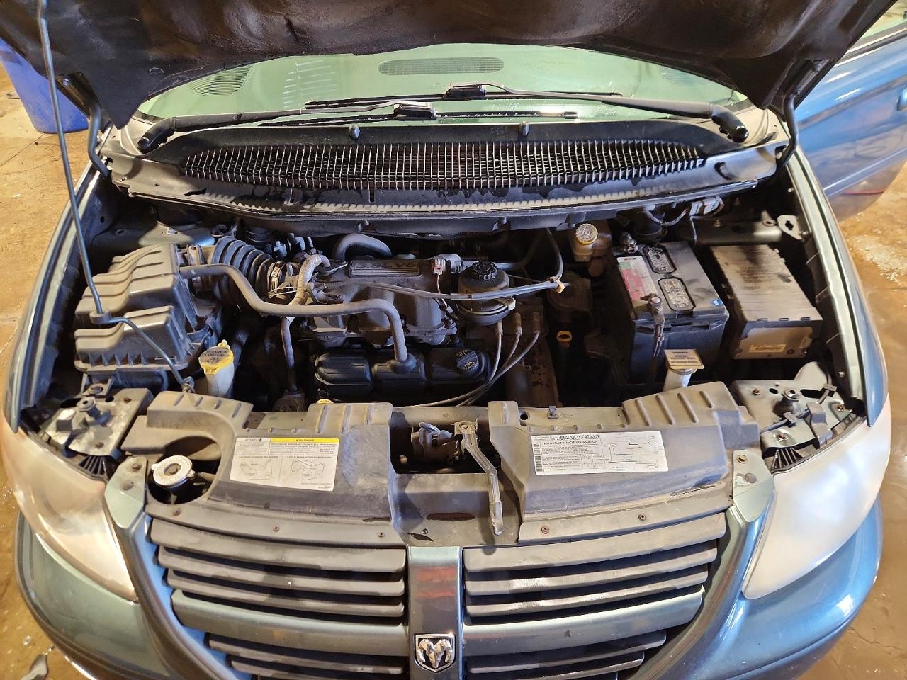 2006 Dodge Grand Caravan Sxt Gray vin: 2D4GP44L76R654484
