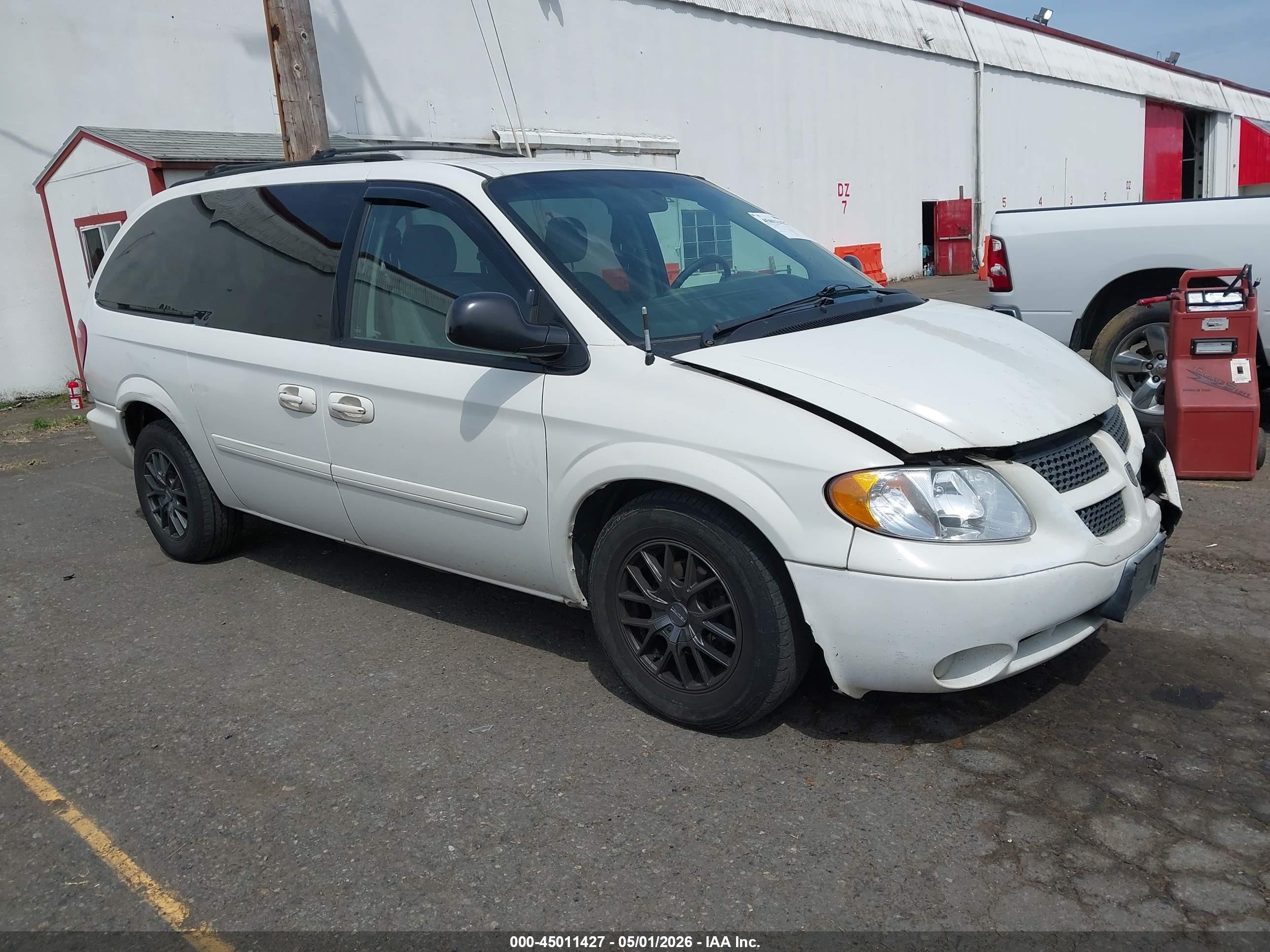 2006 Dodge Grand Caravan Sxt White vin: 2D4GP44L76R816212