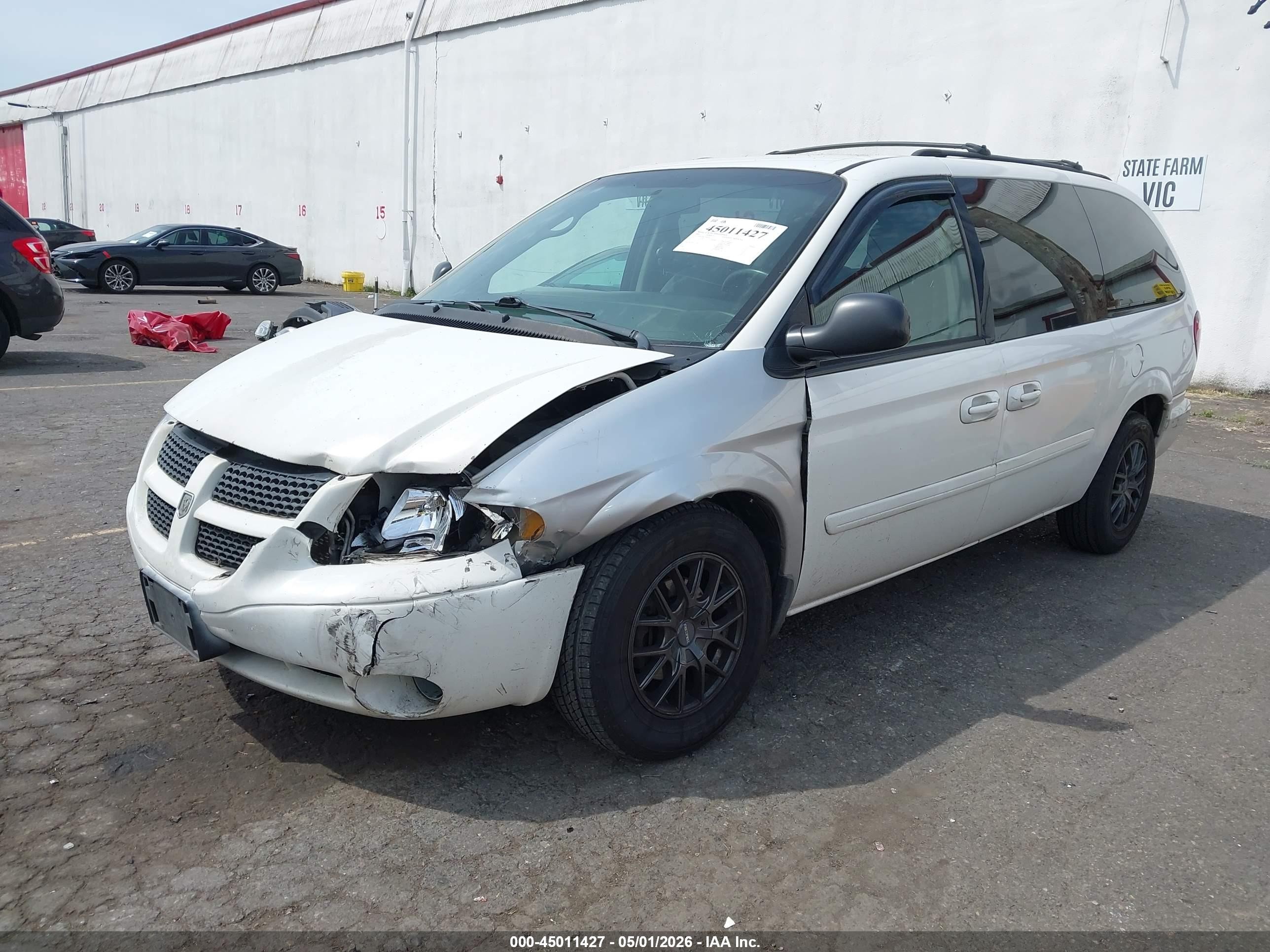 2006 Dodge Grand Caravan Sxt White vin: 2D4GP44L76R816212