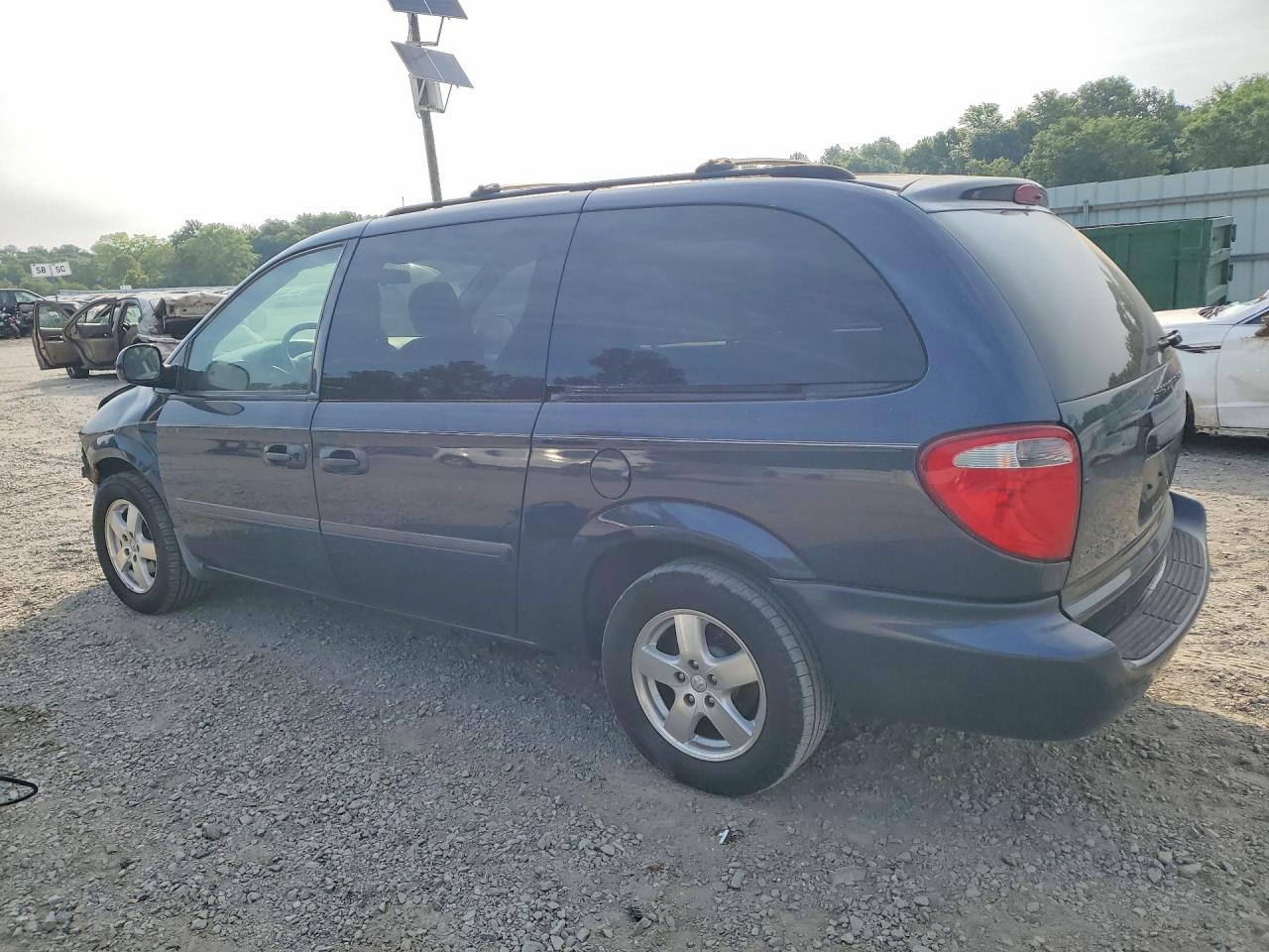 2007 Dodge Grand Caravn Синий vin: 2D4GP44L77R111766