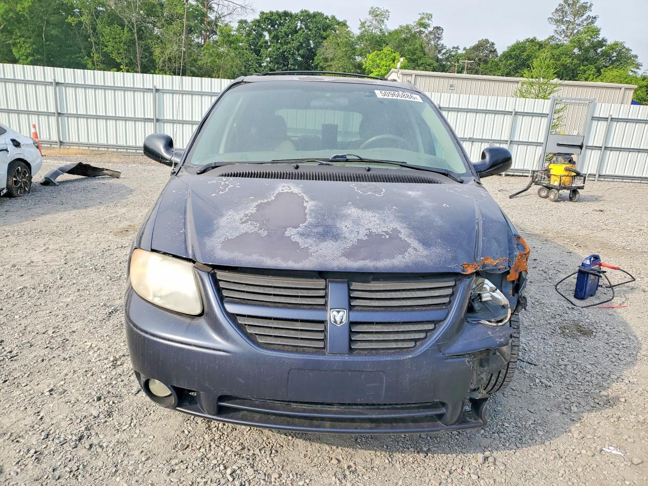 2007 Dodge Grand Caravn Синий vin: 2D4GP44L77R111766