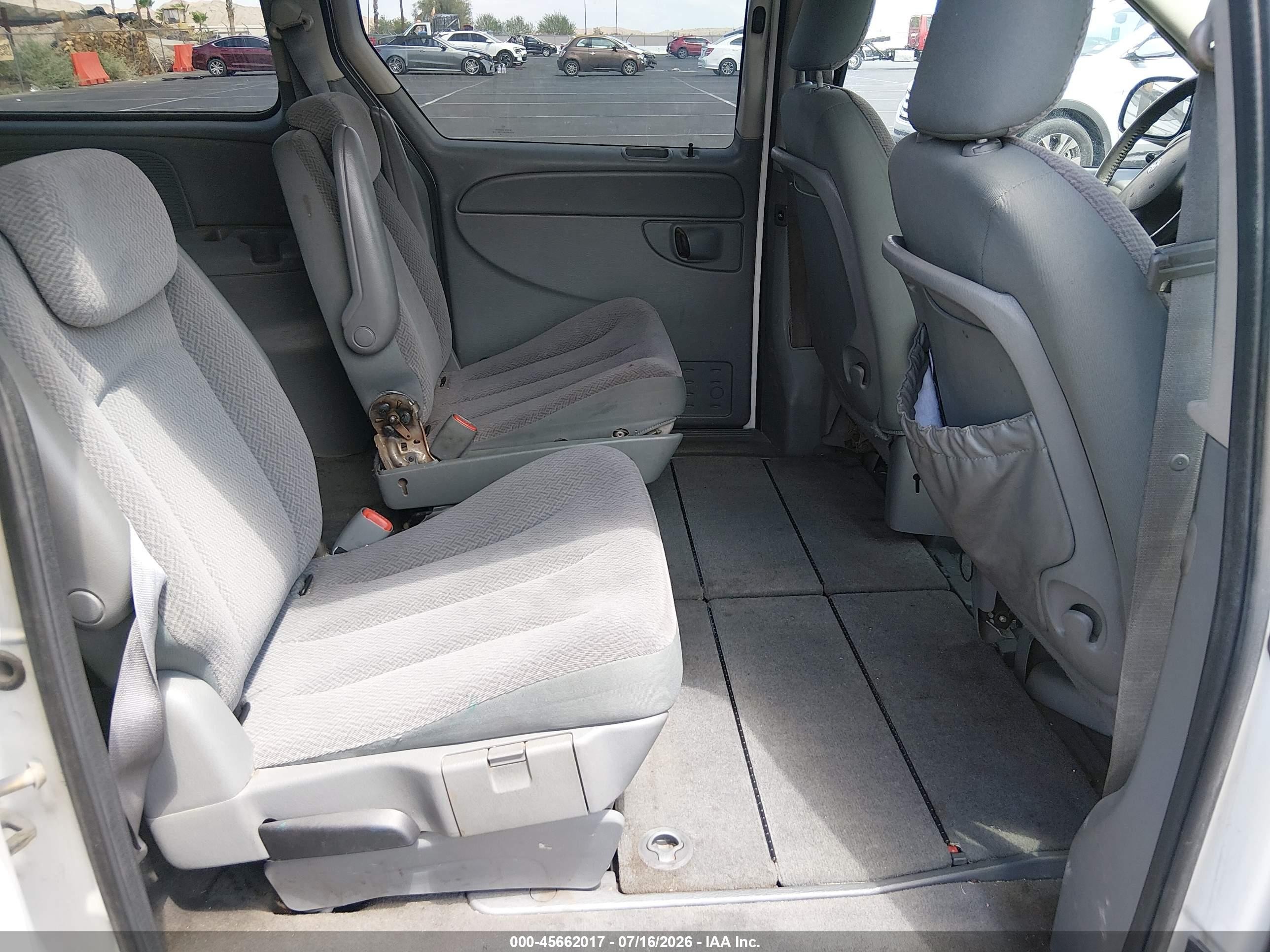 2007 Dodge Grand Caravan Sxt White vin: 2D4GP44L77R118099