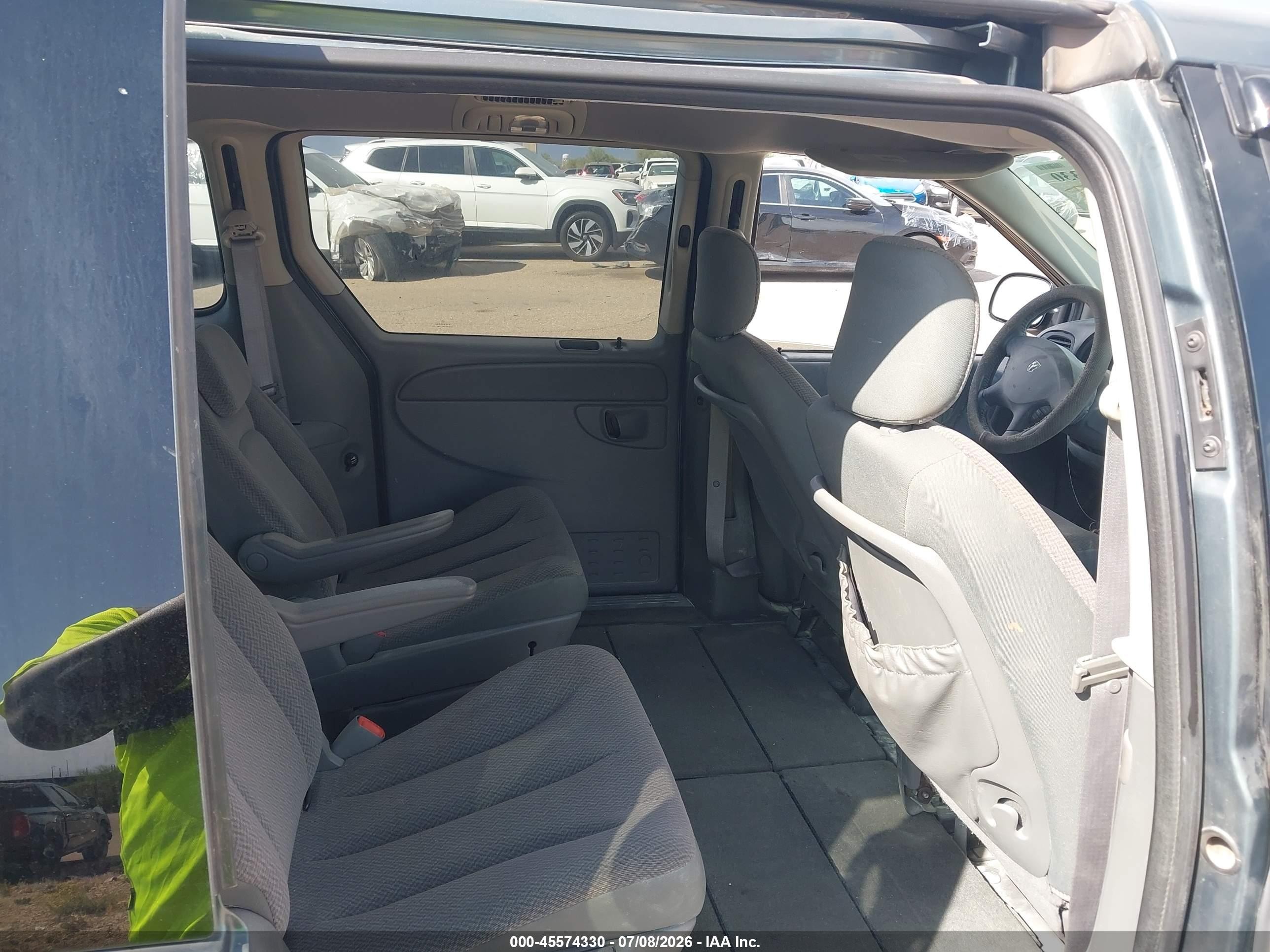 2007 Dodge Grand Caravan Sxt Turquoise vin: 2D4GP44L77R132925