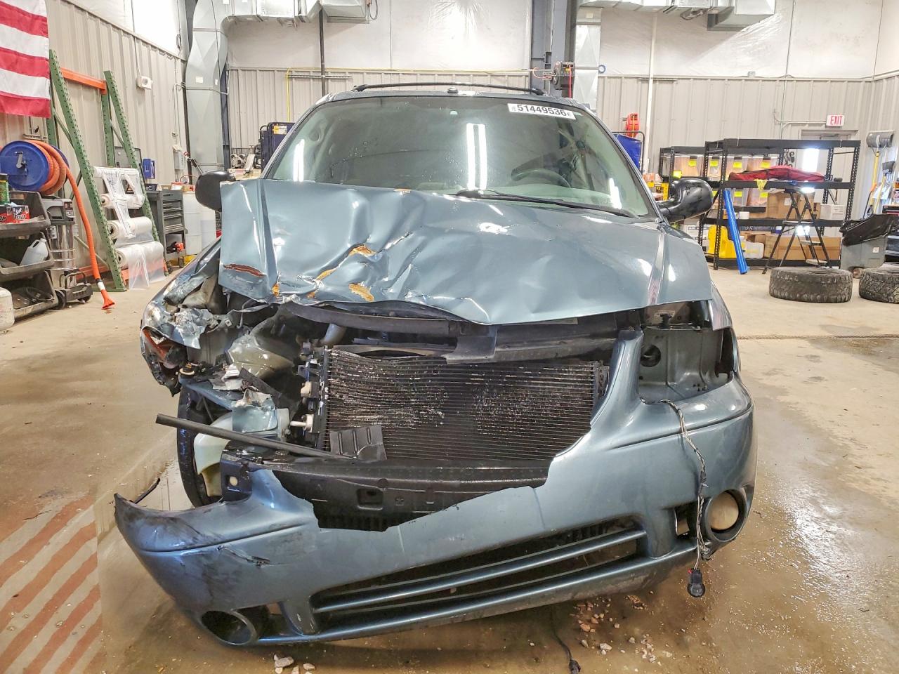 2007 Dodge Grand Caravan Sxt Gray vin: 2D4GP44L77R227498