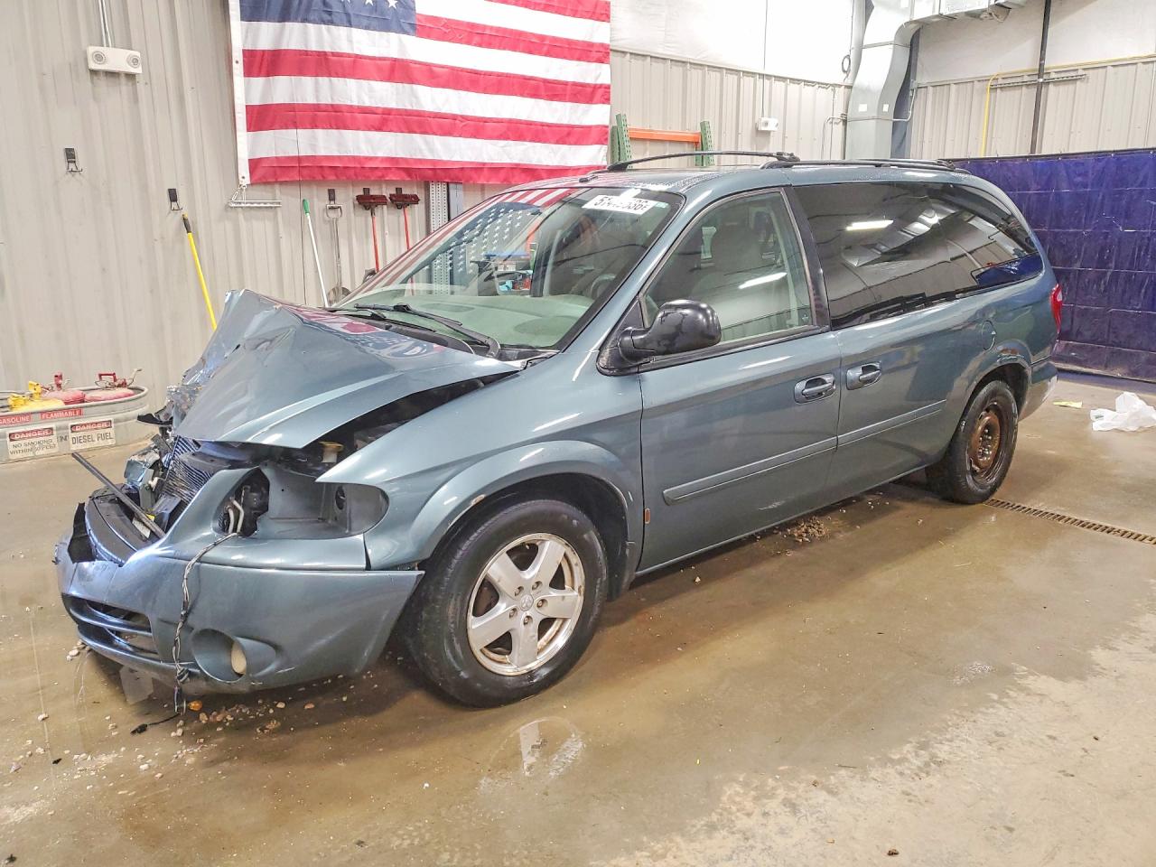 2007 Dodge Grand Caravan Sxt Серый vin: 2D4GP44L77R227498