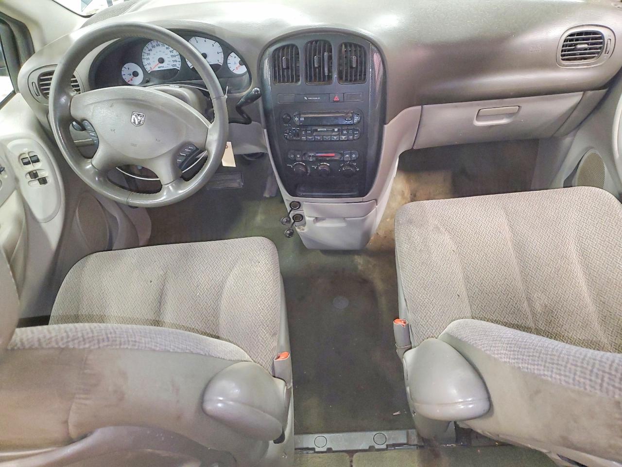 2007 Dodge Grand Caravan Sxt Gray vin: 2D4GP44L77R227498