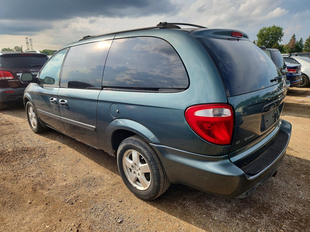2007 Dodge Grand Caravan Sxt Teal vin: 2D4GP44L77R297700