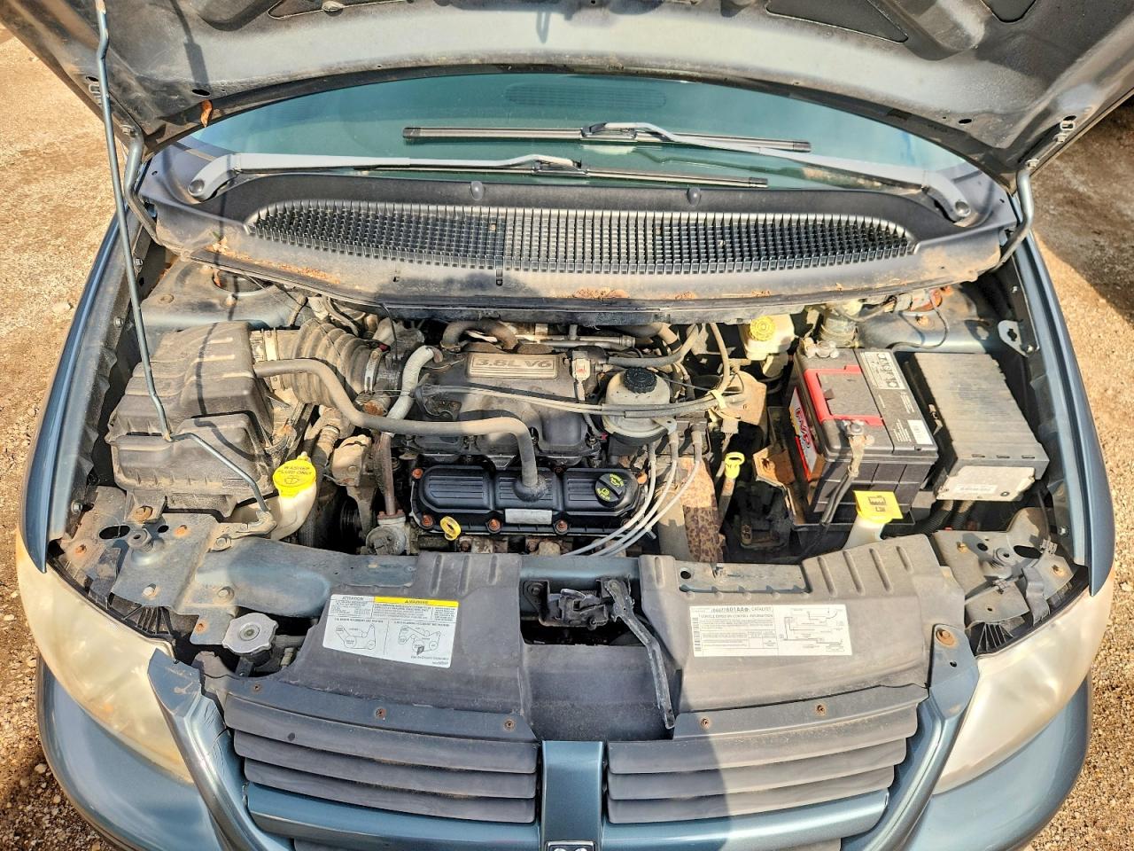 2007 Dodge Grand Caravan Sxt Teal vin: 2D4GP44L77R297700
