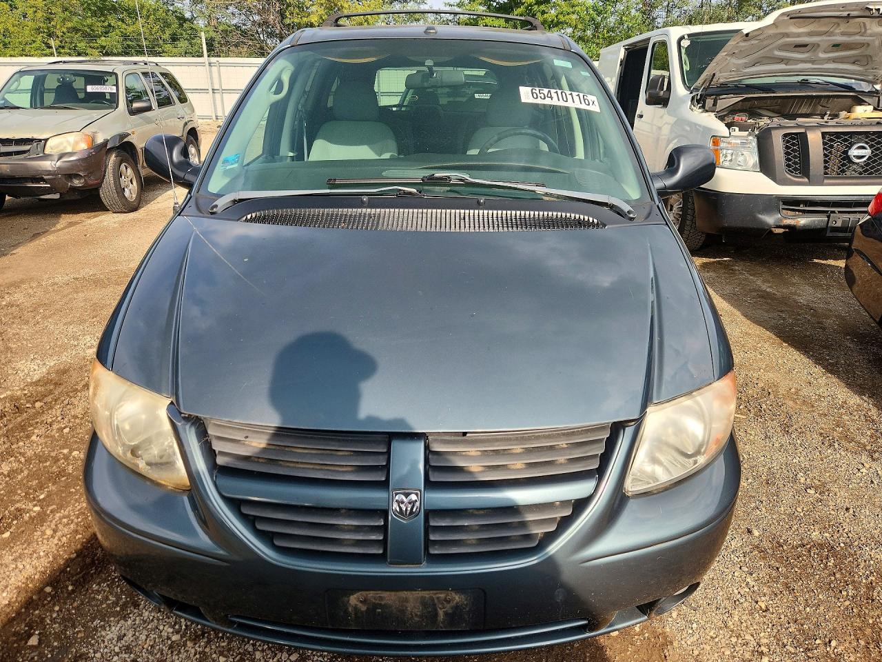 2007 Dodge Grand Caravan Sxt Teal vin: 2D4GP44L77R297700