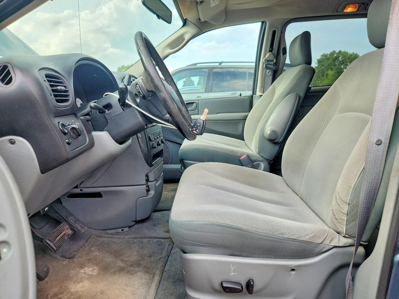 2007 Dodge Grand Caravan Sxt Teal vin: 2D4GP44L77R297700