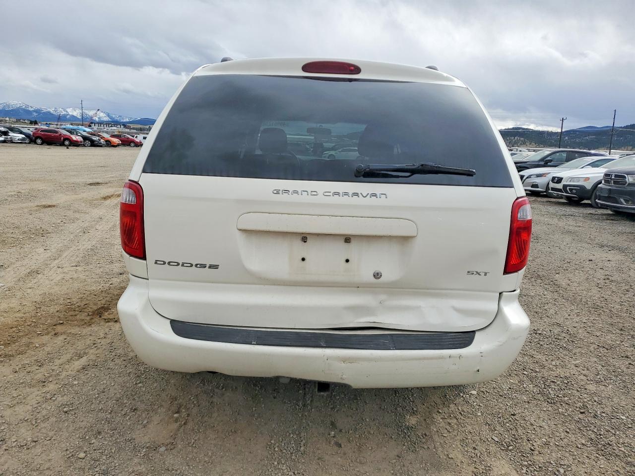 2007 Dodge Grand Caravan Sxt White vin: 2D4GP44L77R314611