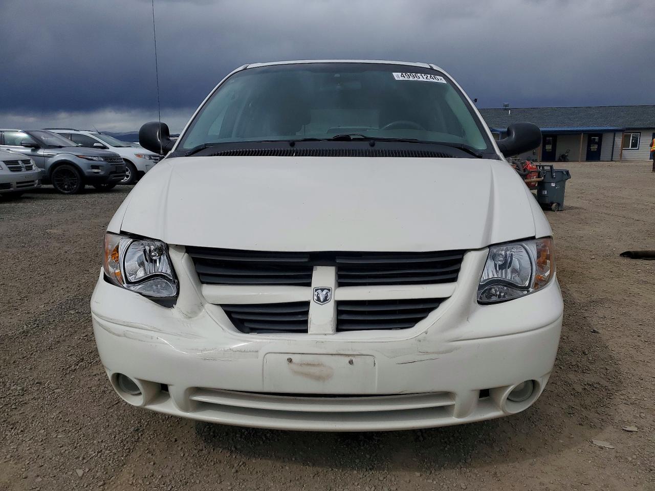 2007 Dodge Grand Caravan Sxt White vin: 2D4GP44L77R314611
