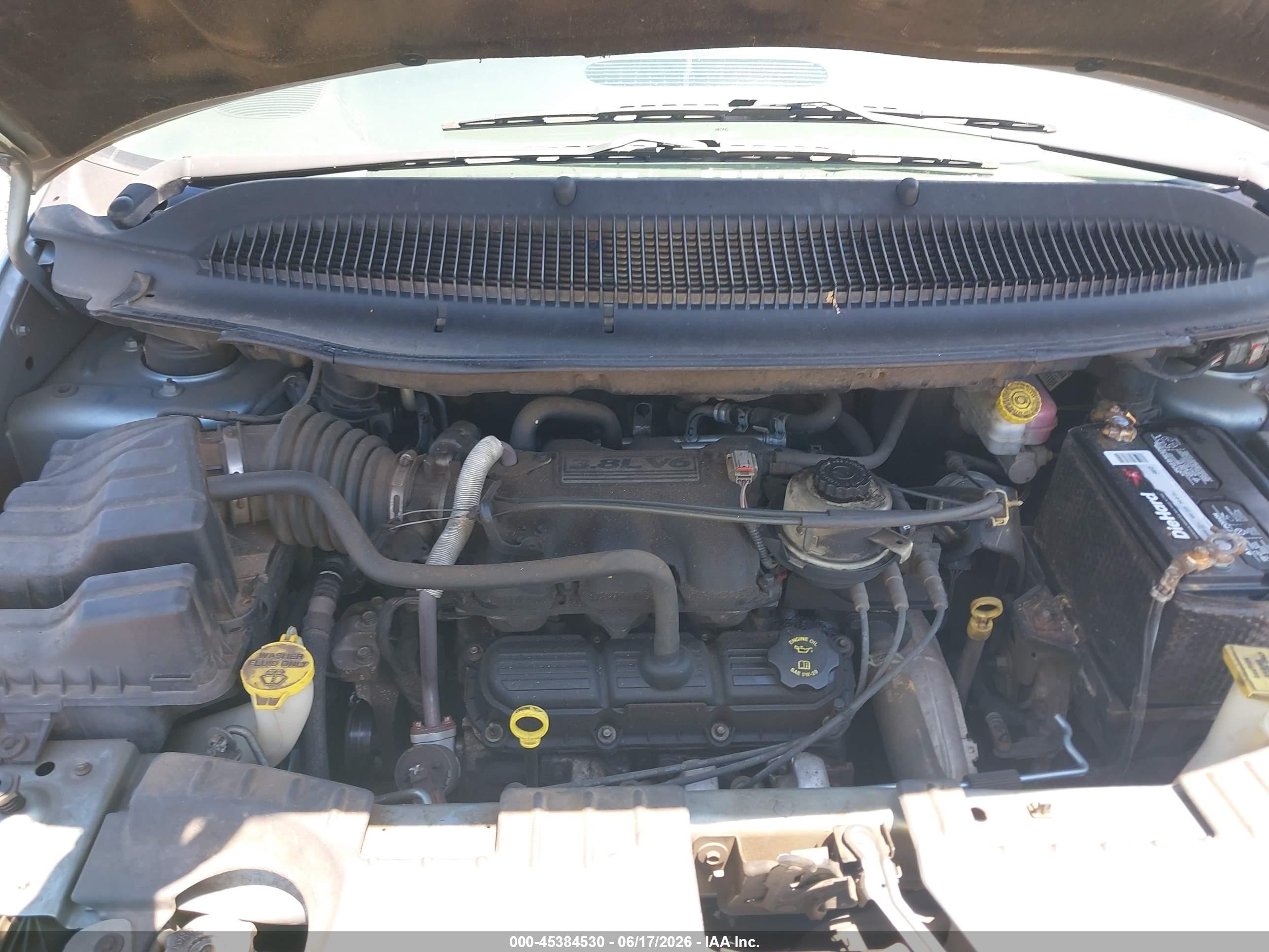 2005 Dodge Caravan Sxt Blue vin: 2D4GP44L85R302786