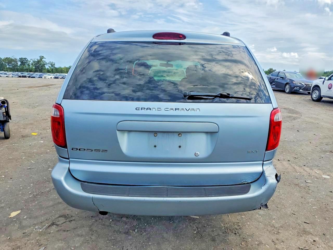 2005 Dodge Grand Caravan Sxt Blue vin: 2D4GP44L85R529038