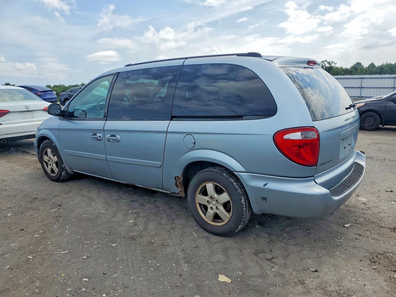 2005 Dodge Grand Caravan Sxt Blue vin: 2D4GP44L85R529038