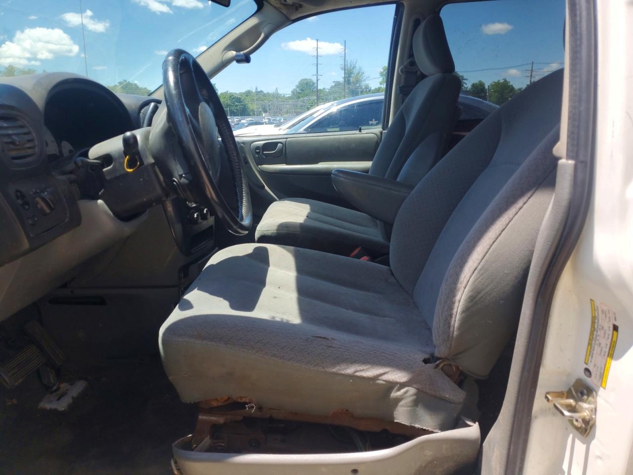 2005 Dodge Grand Caravan Sxt White vin: 2D4GP44L85R531727