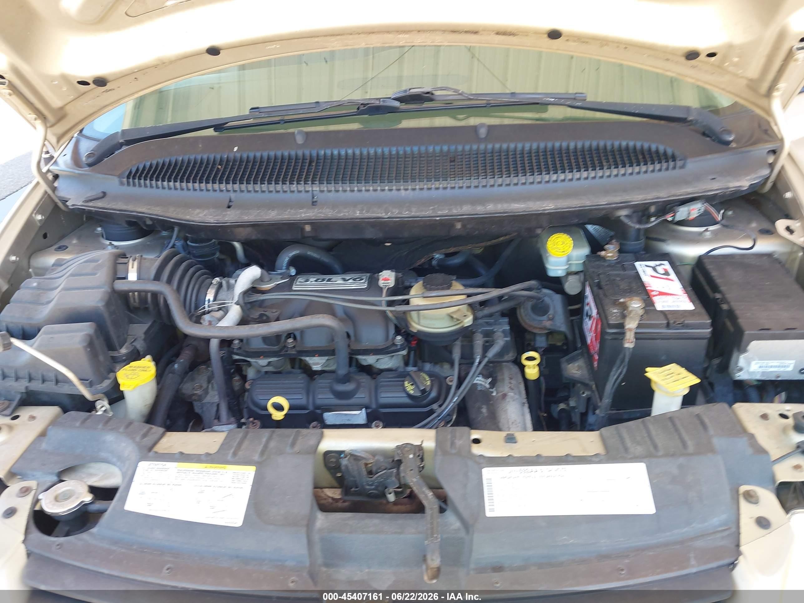 2006 Dodge Grand Caravan Sxt Gold vin: 2D4GP44L86R641596