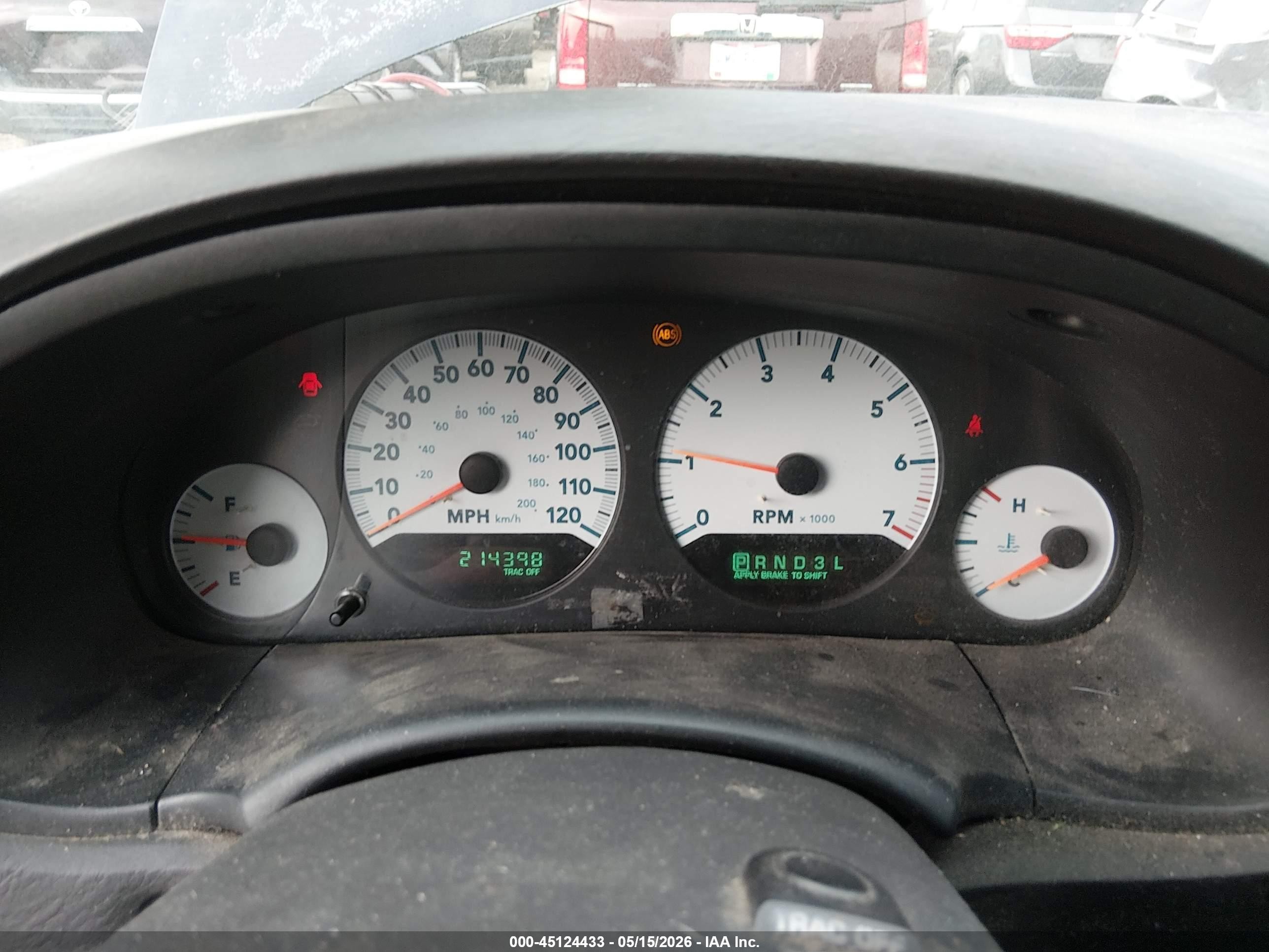 2006 Dodge Grand Caravan Sxt Blue vin: 2D4GP44L86R694556