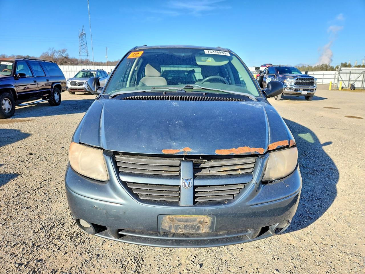 2006 Dodge Grand Caravan Sxt Blue vin: 2D4GP44L86R792129