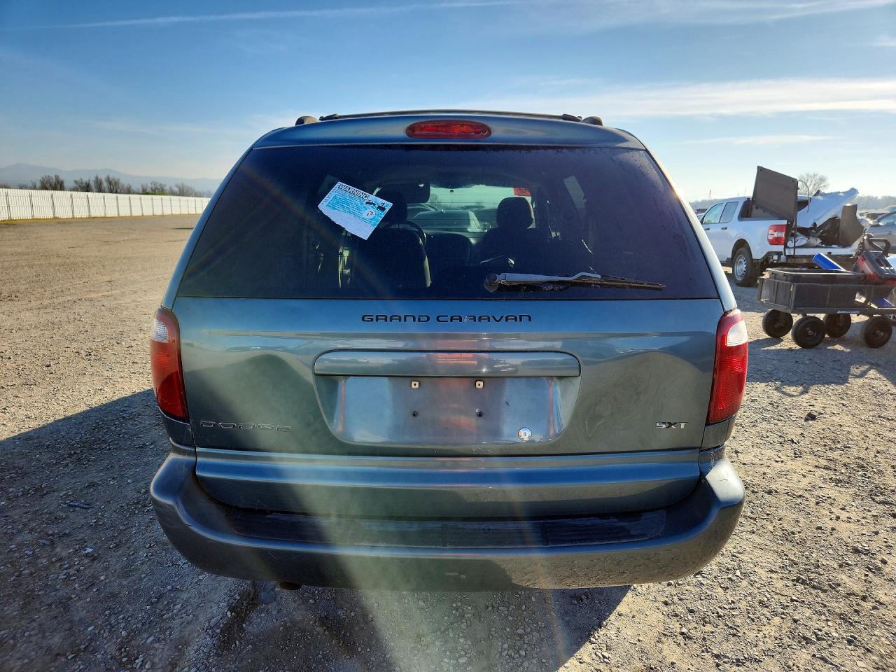 2006 Dodge Grand Caravan Sxt Blue vin: 2D4GP44L86R792129
