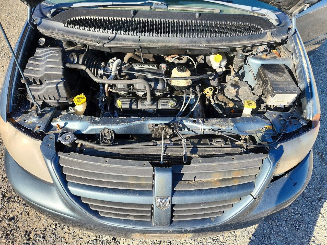2006 Dodge Grand Caravan Sxt Blue vin: 2D4GP44L86R792129